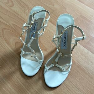 Jimmy Choo Strappy High Heel Holiday Sandals